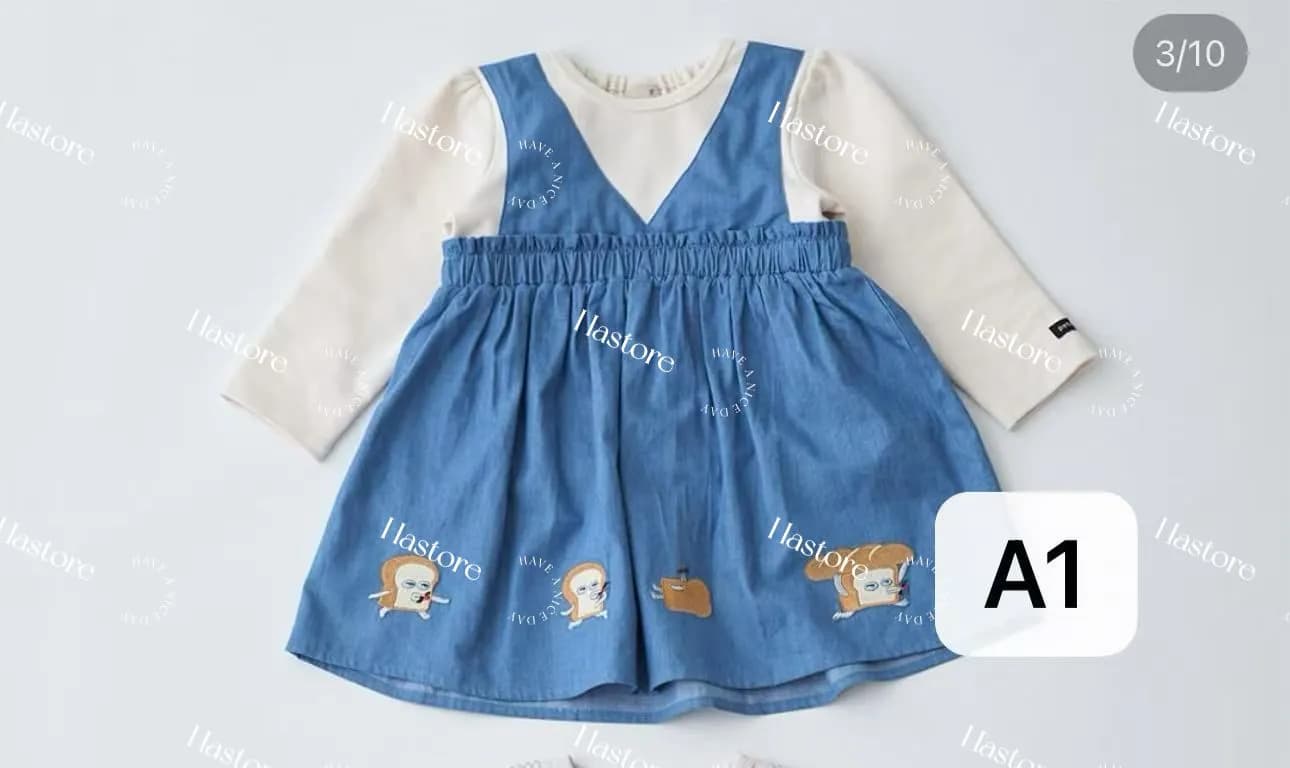 麵包小偷假兩件連身裙 縮圖 2