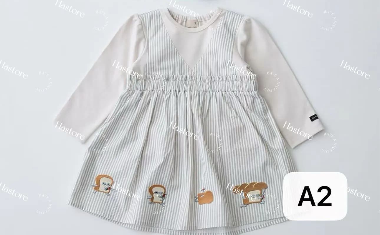 麵包小偷假兩件連身裙 縮圖 3