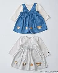 麵包小偷假兩件連身裙 - 圖片 1