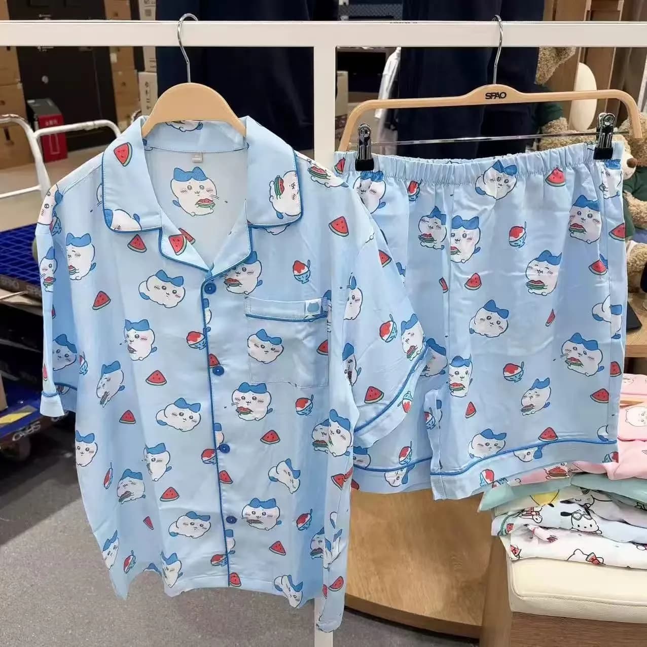 韓單 Chiikawa新款親子家居套裝 縮圖 4