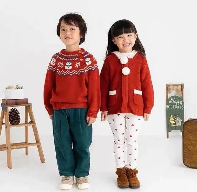 紅色女裝冷外套 - 圖片 1