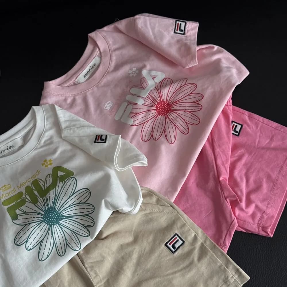 Fila x Mardi 涼感短袖套裝 - 圖片 1