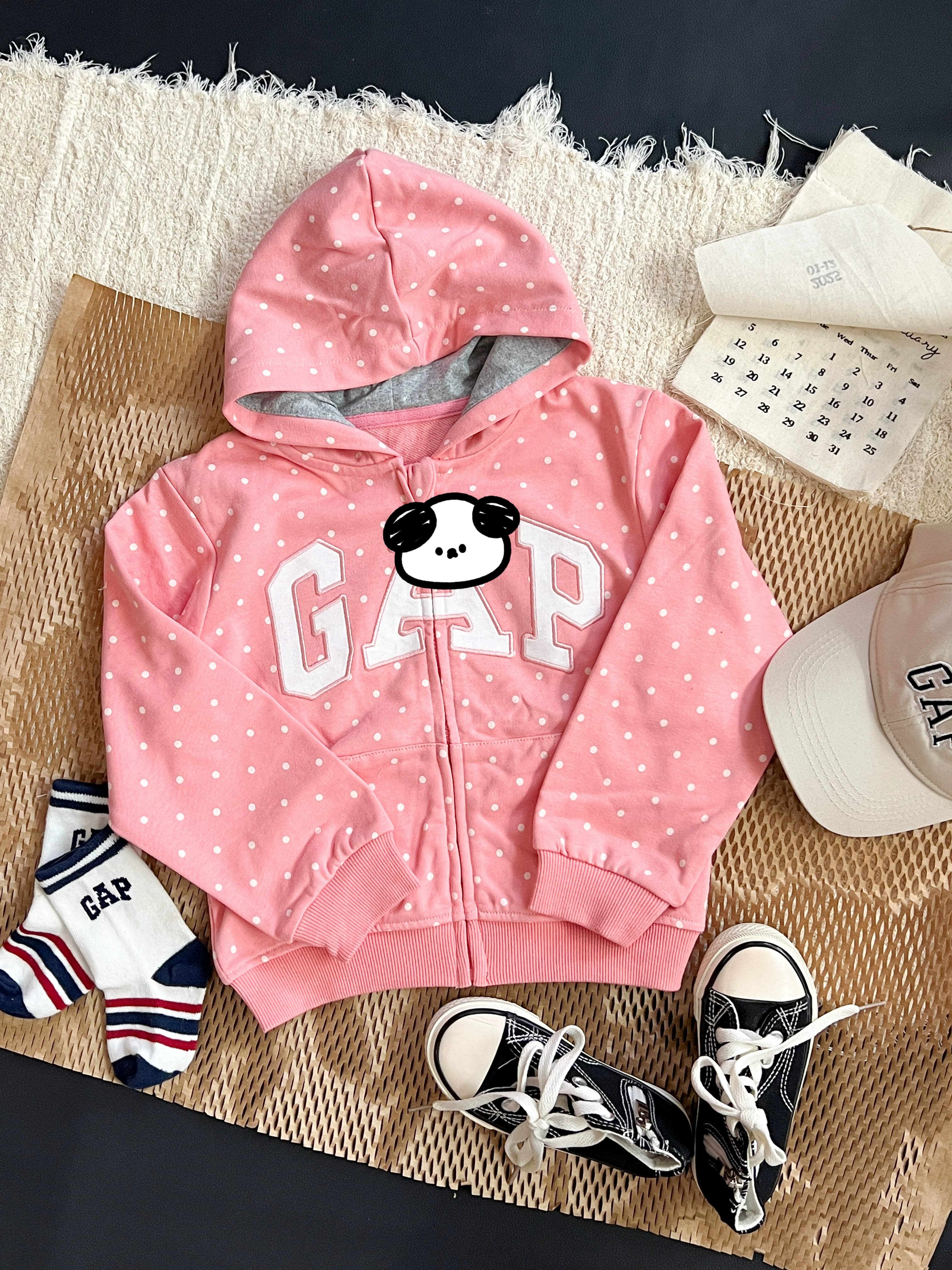 GAP長袖連帽拉鍊衫外套 縮圖 3