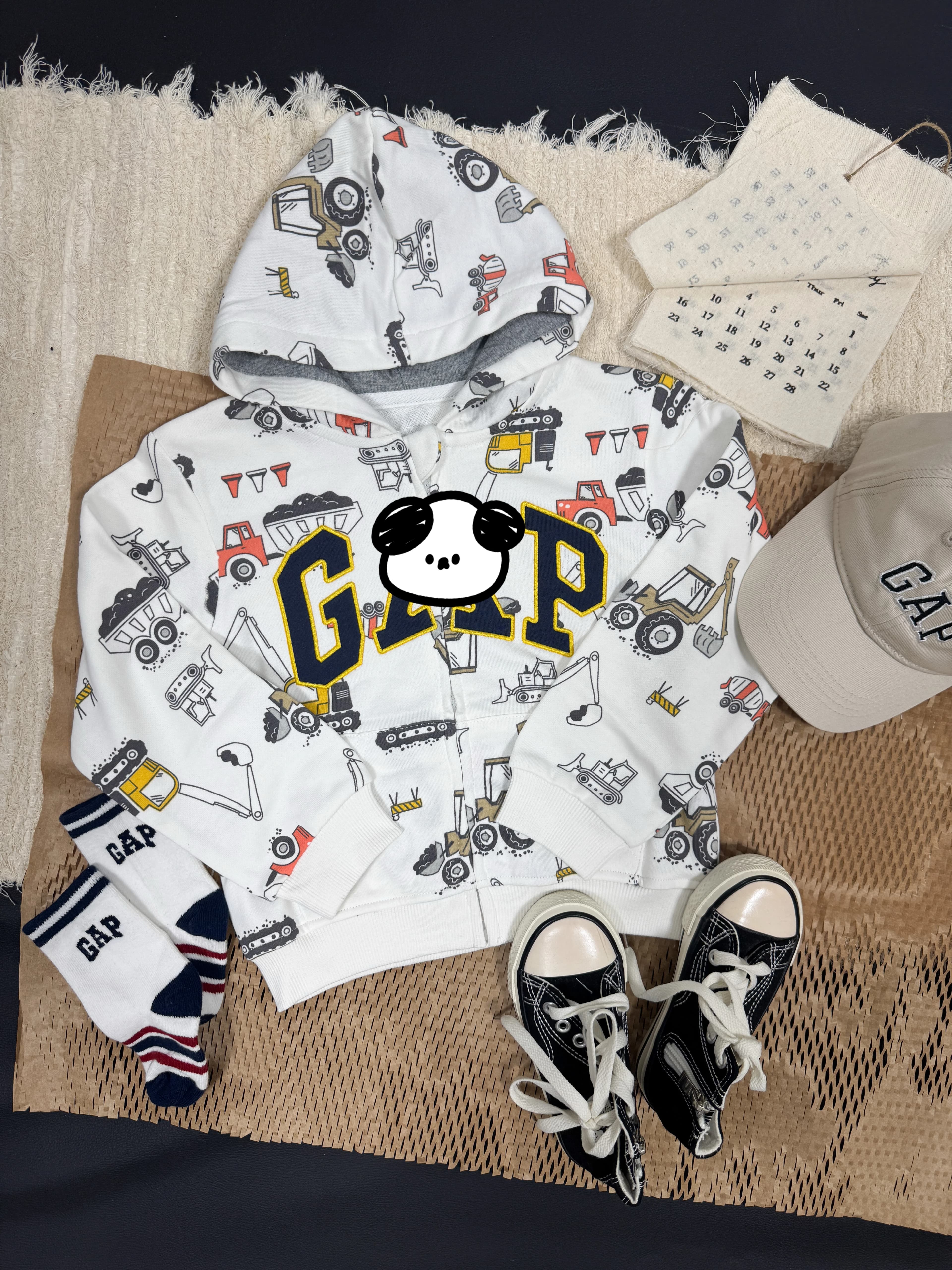 GAP長袖連帽拉鍊衫外套 縮圖 5