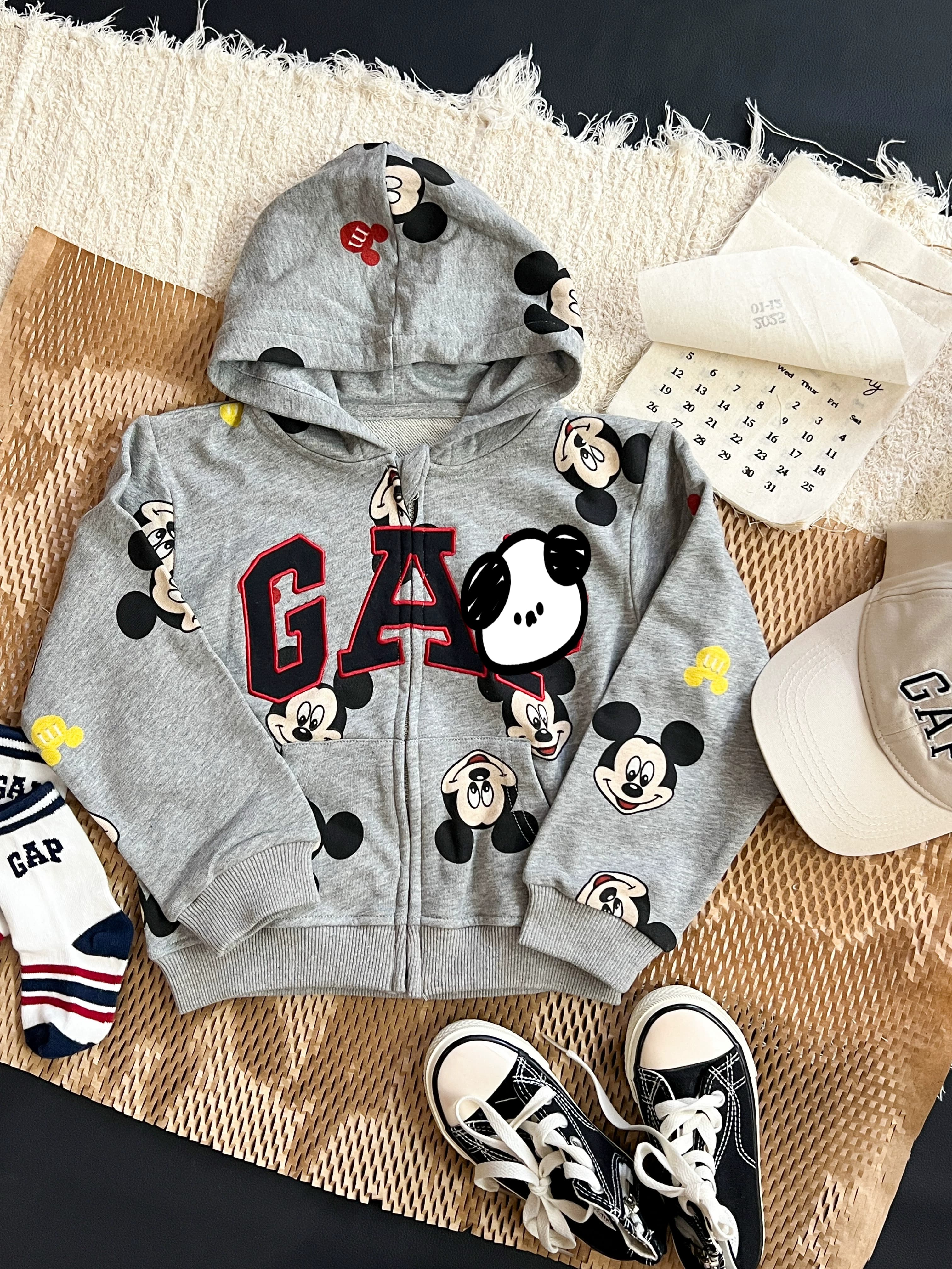 GAP長袖連帽拉鍊衫外套 縮圖 6