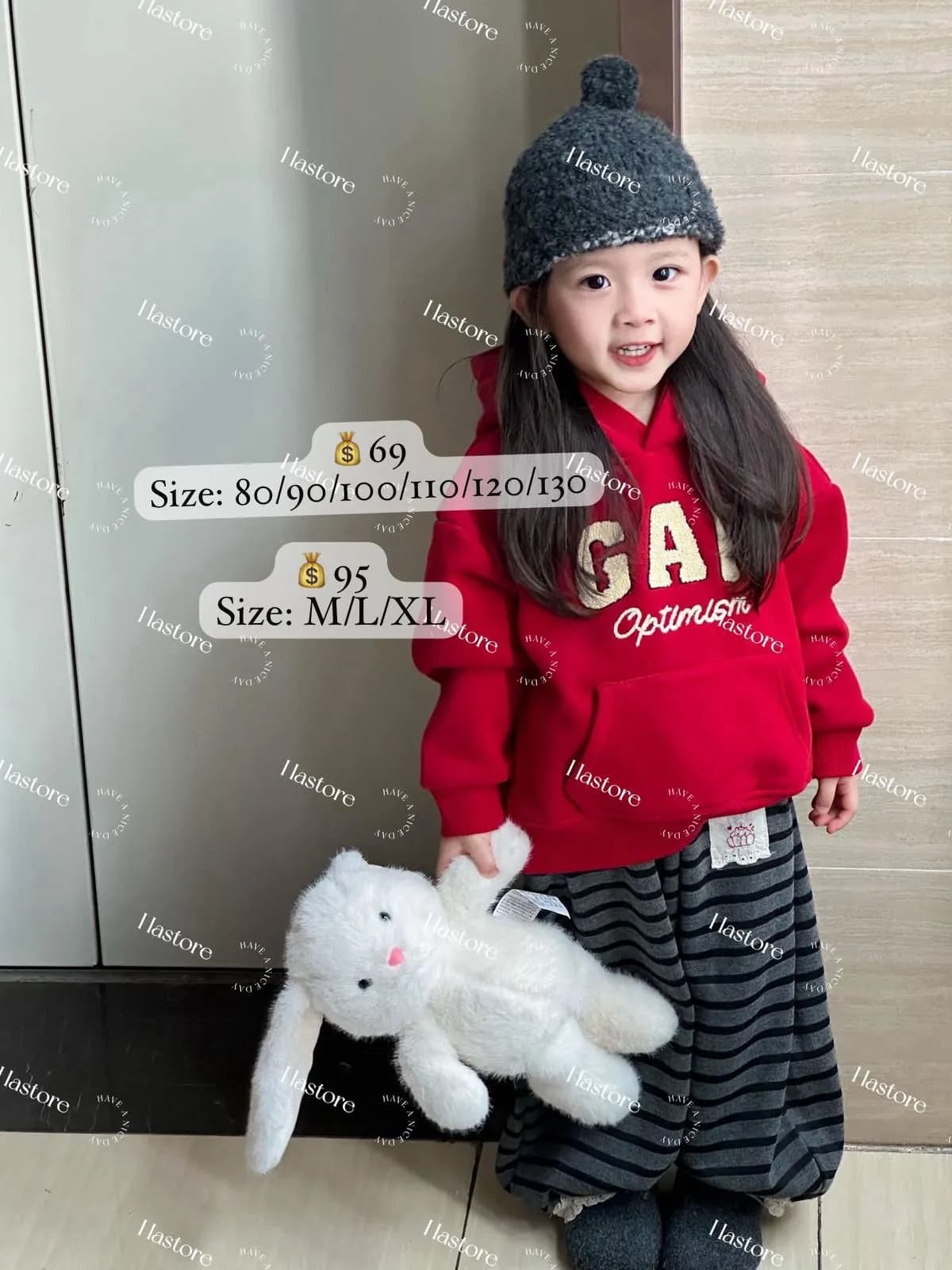 Gap連帽加絨衛衣 - 圖片 1