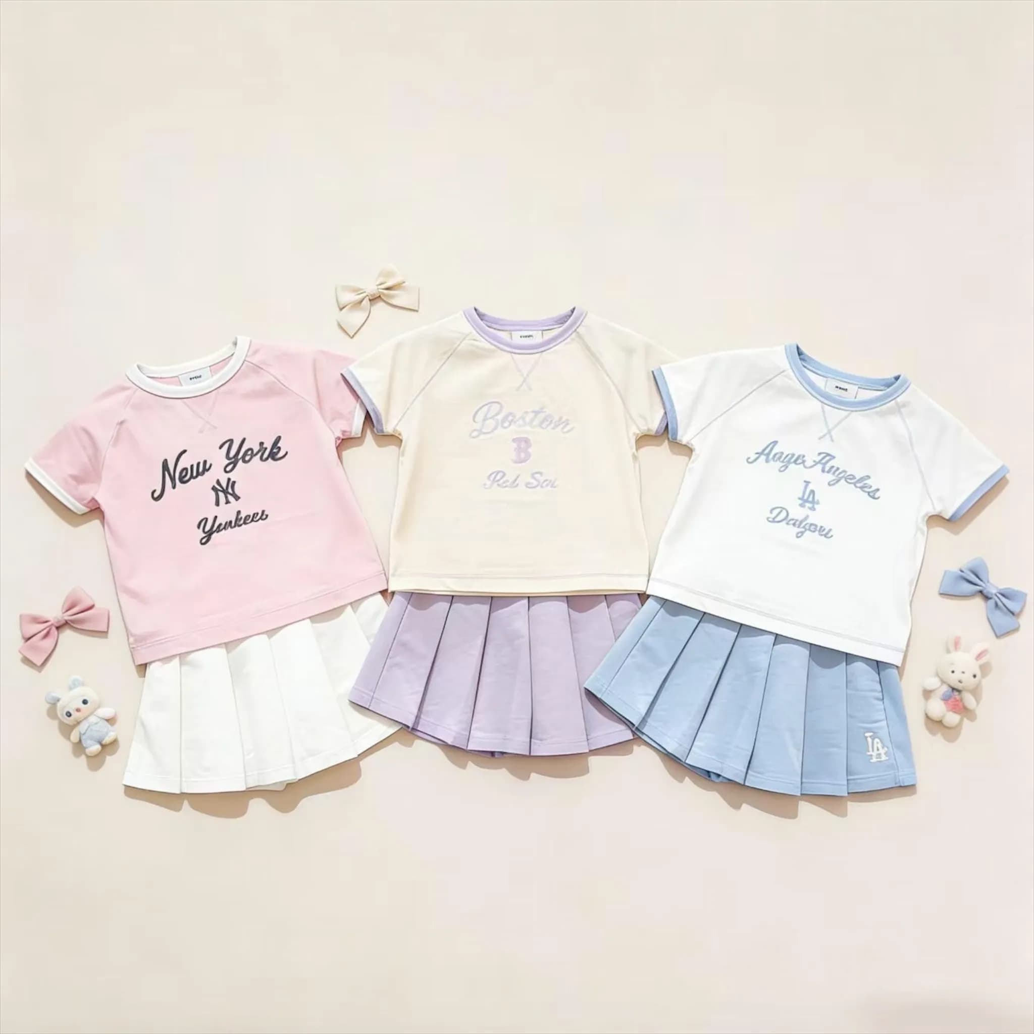 MLB新款夏季涼感系列裙褲套裝 - 圖片 1