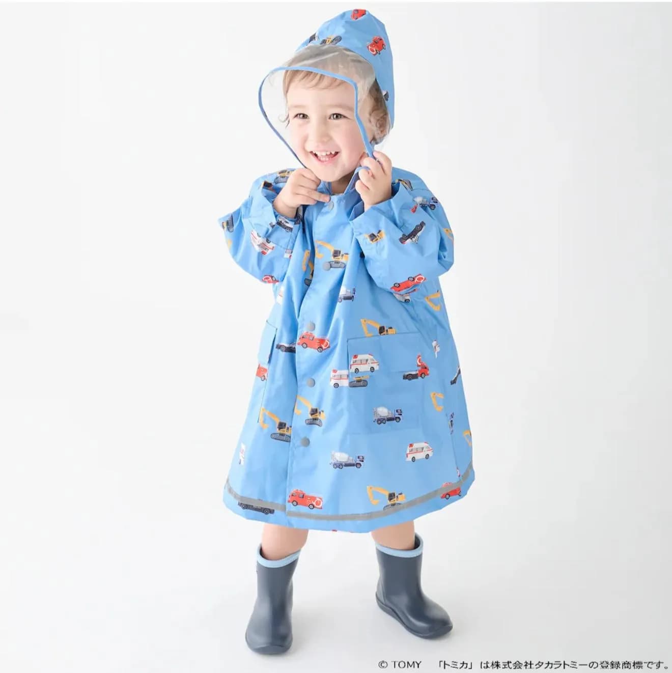 Petit Main 新款車車系列雨褸 縮圖 2