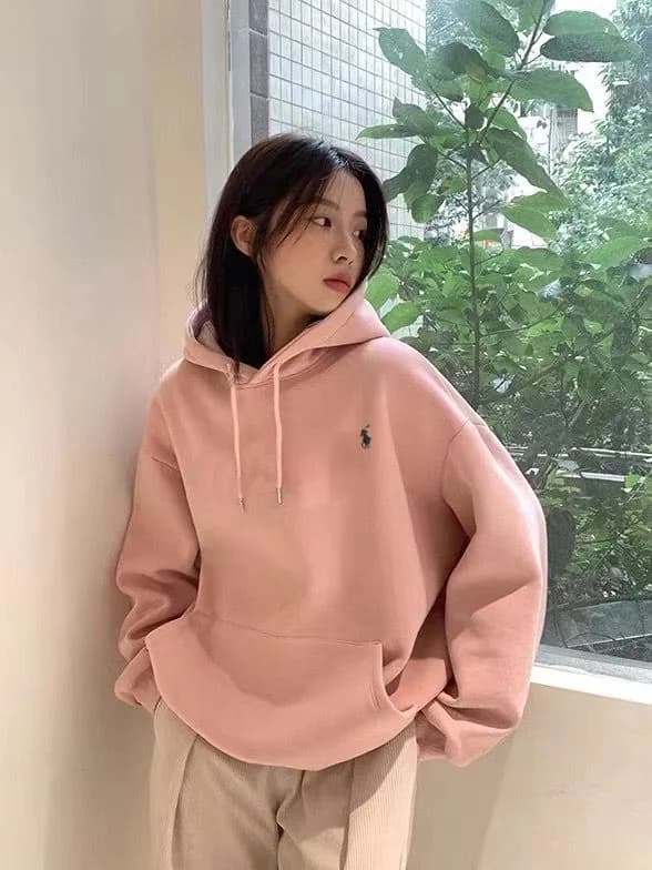 Polo秋冬加絨成人有帽衛衣 縮圖 2