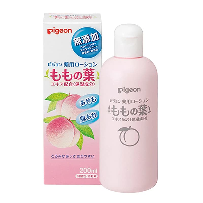 Pigeon 嬰兒桃葉精華爽身液200ml - 圖片 1