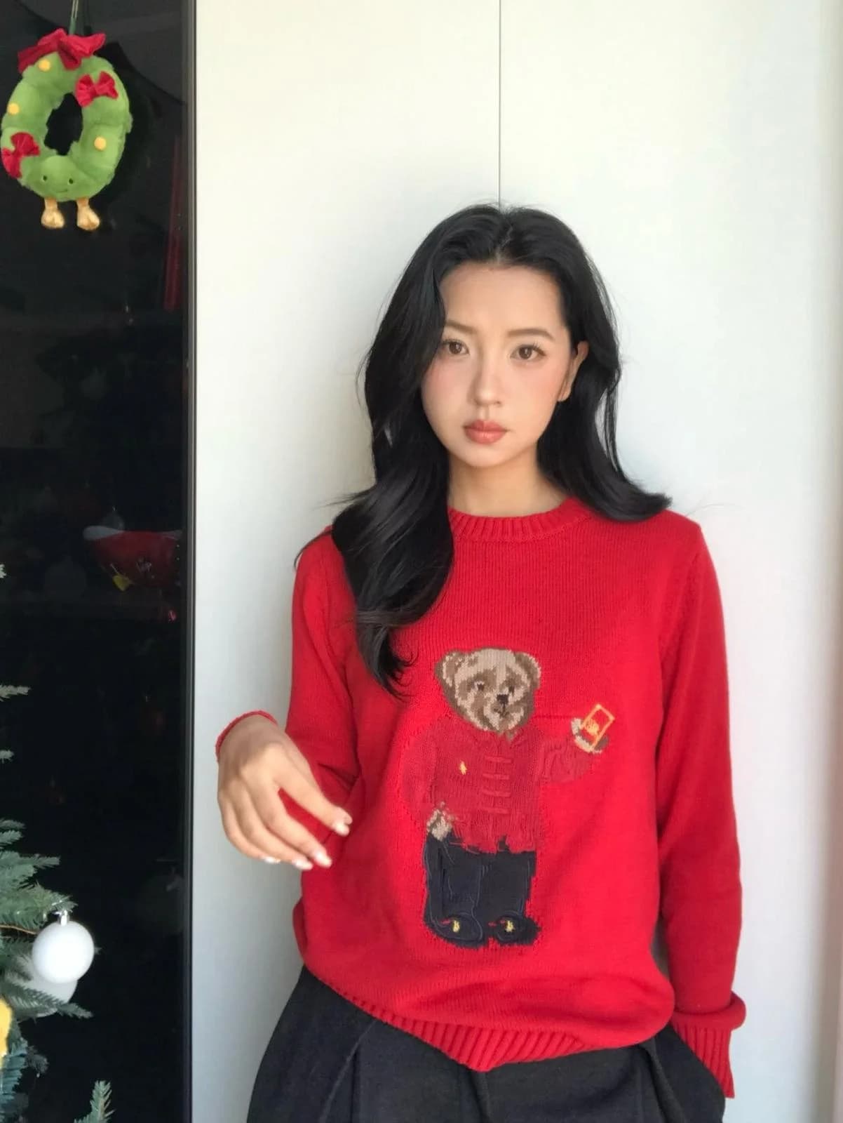 RL秋冬刺繡親子毛衣 - 圖片 1