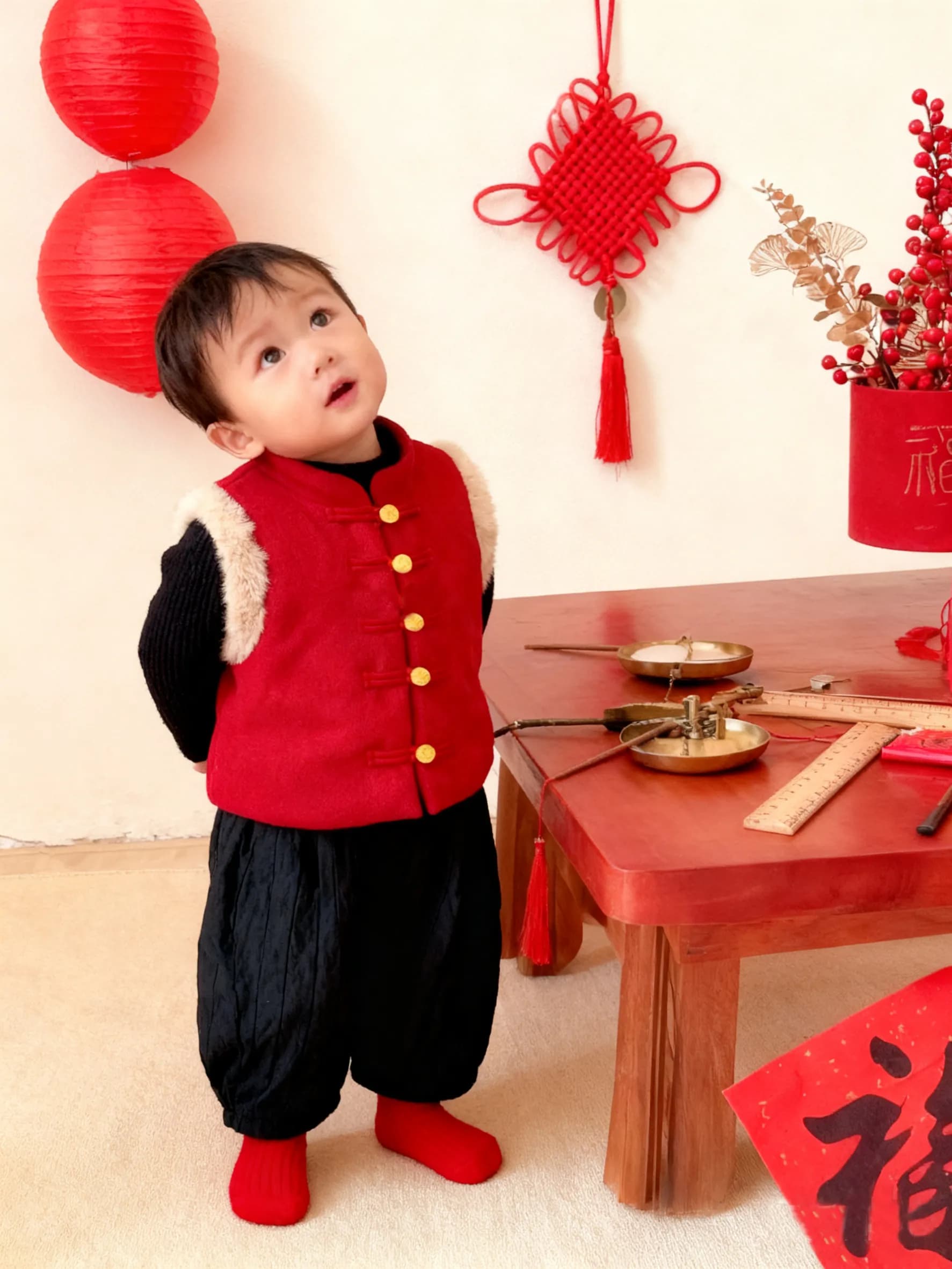 馬甲冬季保暖拜年服 縮圖 3